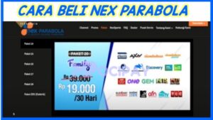 10 Cara Beli Paket Nex Parabola Melalui WA ATM Dan Indomaret