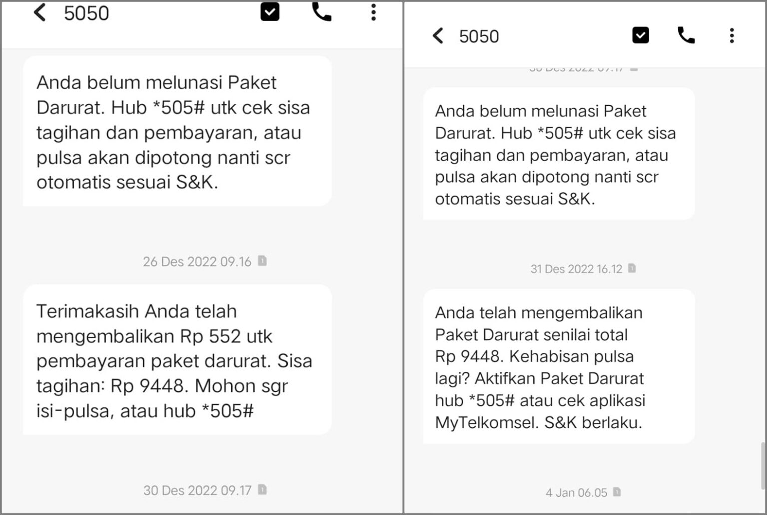 2 Cara Menonaktifkan Paket Darurat Telkomsel Terbaru 2024