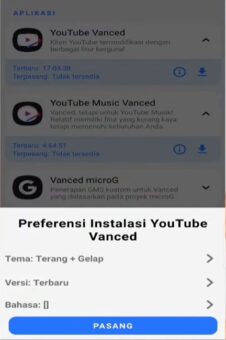 Cara Install Aplikasi Youtube Vanced