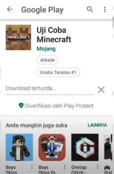 Download Minecraft di HP Android