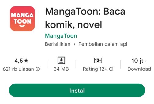 Aplikasi baca novel gratis bahasa Indonesia