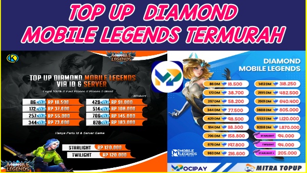 Top Up Diamond Mobile Legends Termurah