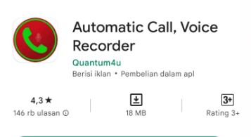 Automatic Call Recorder (Quantum4u)