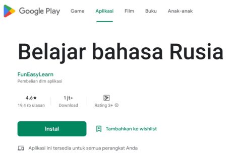 Belajar Bahasa Rusia - Fun Easy Learn