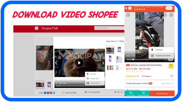 Cara Download Video di Shopee
