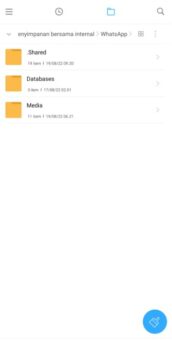 Cara Mengunduh Foto Di Wa Yang Sudah Lama Dengan File Manager di Android