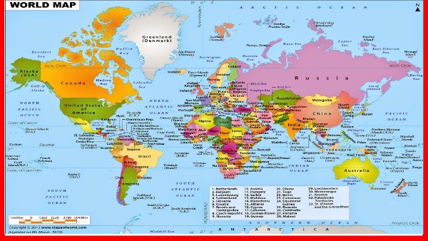 Gambar Peta Dunia