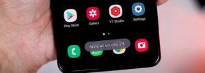 Mode Mute di Handphone yang Menyala