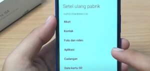 Reset Pabrik Handphone Anda