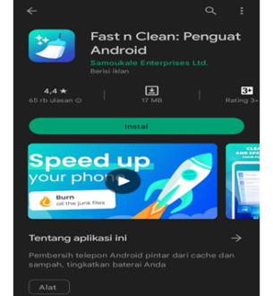 Aplikasi Fast n Clean
