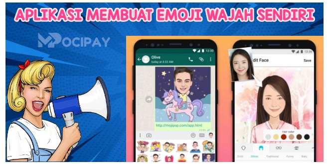 Aplikasi Membuat Emoji Wajah Sendiri