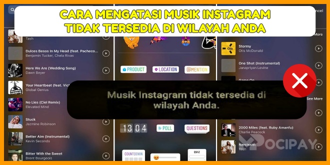 Cara Mengatasi Musik Instagram Tidak Tersedia di Wilayah Anda