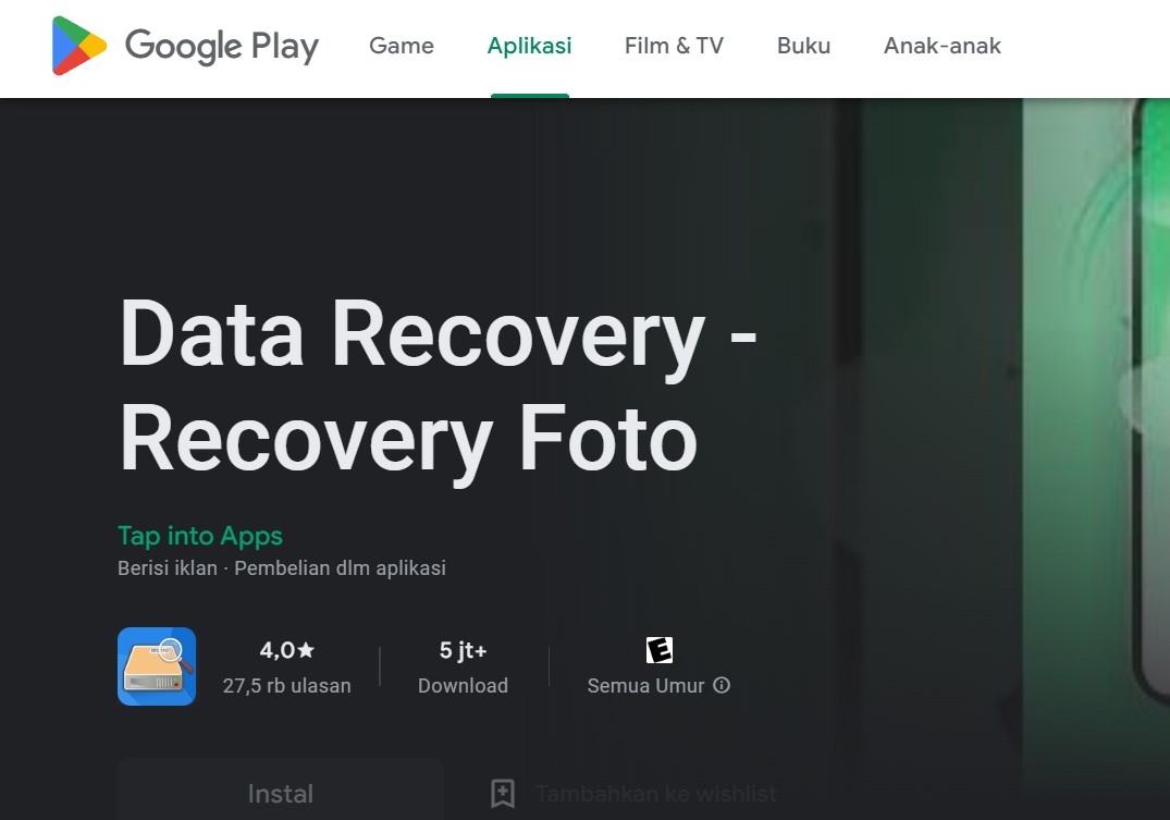 Data Recovery - Recover Photos