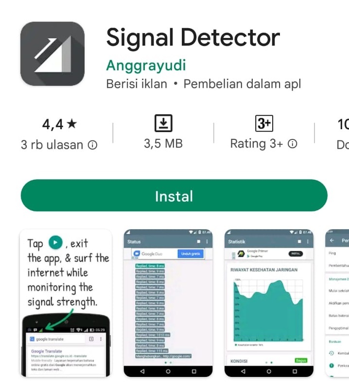 aplikasi signal detector