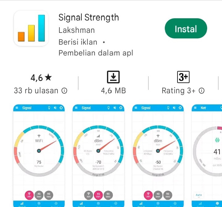 aplikasi signal strength