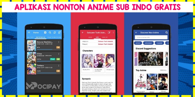 10 Aplikasi Nonton Anime Sub Indo Gratis Dan Hemat Kuota