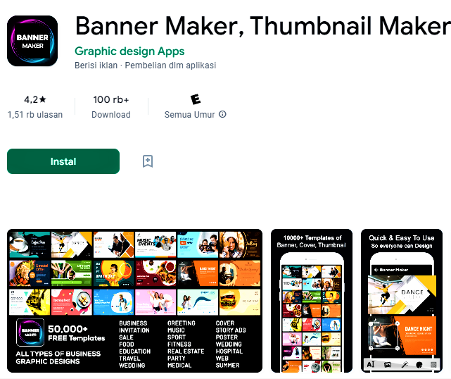 Banner Maker, Thumbnail Maker