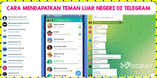 Cara Mendapatkan Teman Luar Negeri Di Telegram