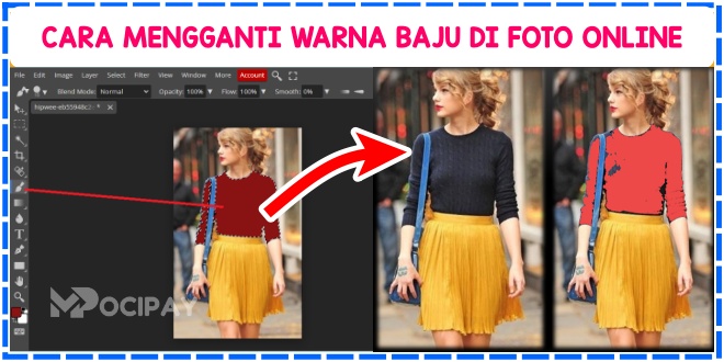 Cara Mengganti Warna Baju Di Foto