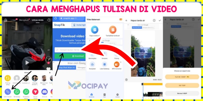 Cara Menghapus Tulisan di Video
