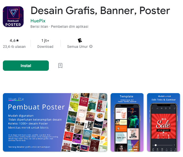 Desain Grafis, Banner, Poster