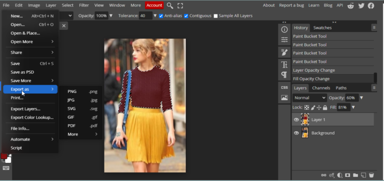 8 Cara Mengganti Warna Baju Di Foto Online Tanpa Aplikasi