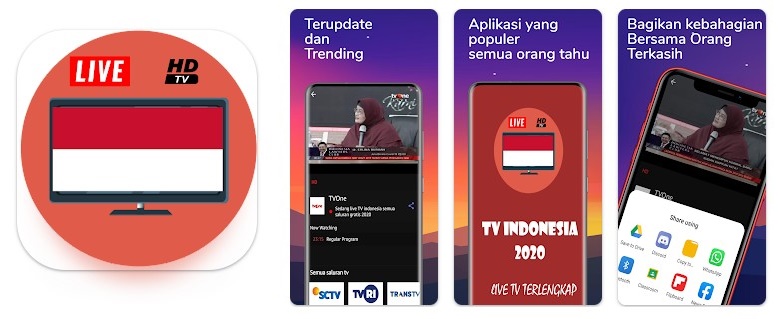 Aplikasi nonton tv indonesia gratis-Tv Indonesia Terlengkap Live
