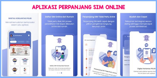 Aplikasi Perpanjang SIM Online