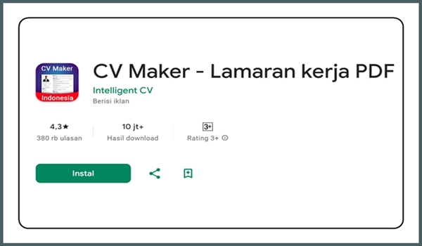 CV Maker - Lamaran Kerja PDF