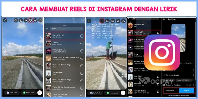 Cara Membuat Reels Di Instagram Dengan Lirik