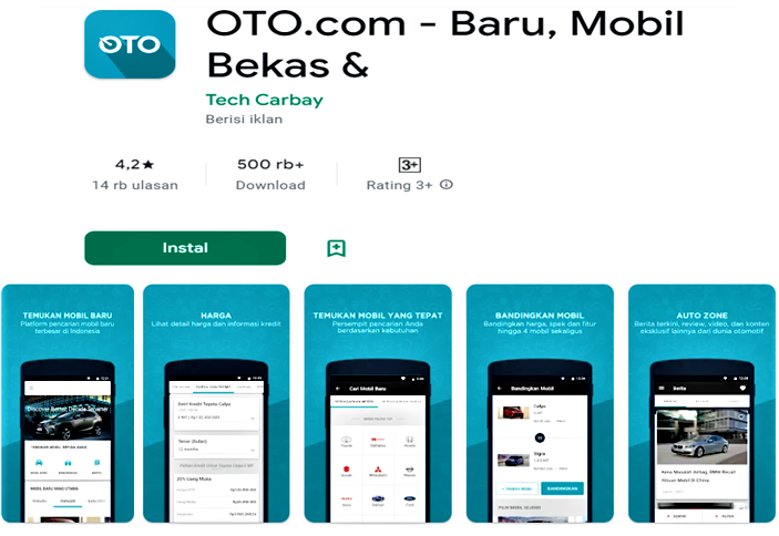 Aplikasi Jual Beli Mobil Bekas Terbaik