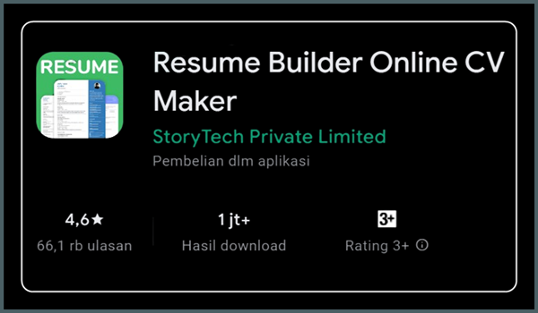 Resume Builder Online CV Maker
