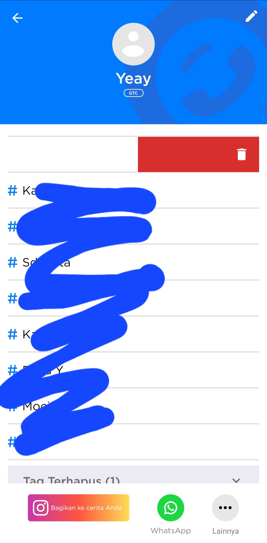 Cara Menghapus Tag Di Getcontact