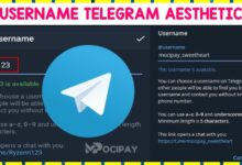 Username Telegram Aesthetic