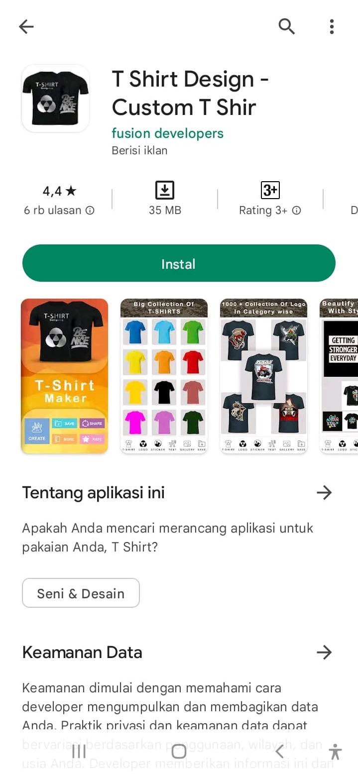 aplikasi t-shirt design