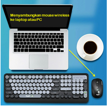 cara menyambungkan mouse wireless ke laptop dan pc