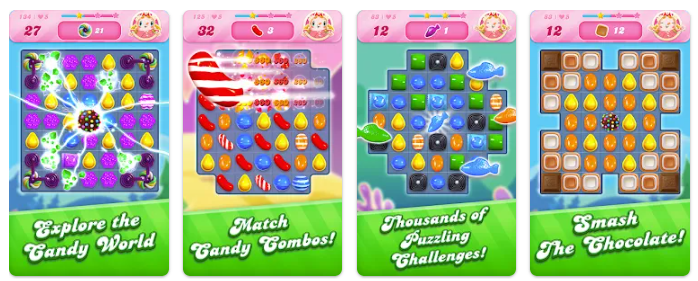 rekomendasi game offline seru untuk perempuan-candy crush saga