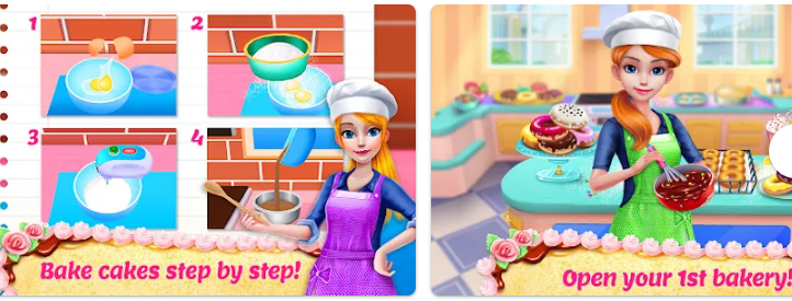 rekomendasi game offline seru untuk perempuan- my bakery empire