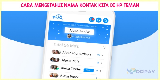 Cara Mengetahui Nama Kontak Kita Di HP Teman