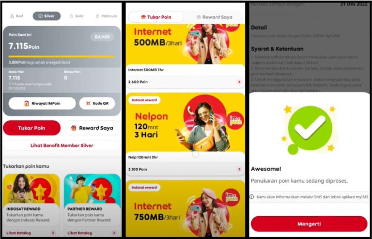 5 Cara Tukar Poin Indosat Tanpa Aplikasi, Tukar jadi Kuota dan Pulsa