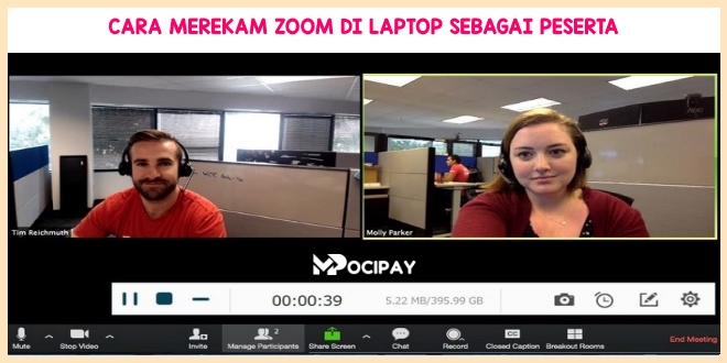 Cara Merekam Zoom Di Laptop Sebagai Peserta