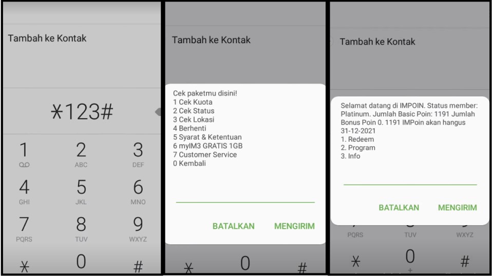 Cara Tukar Poin Indosat Jadi Pulsa Via Panggilan Telepon