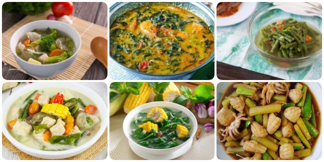 11 Menu Masakan Sayur Sehari Hari Agar Tidak Bosan Praktis