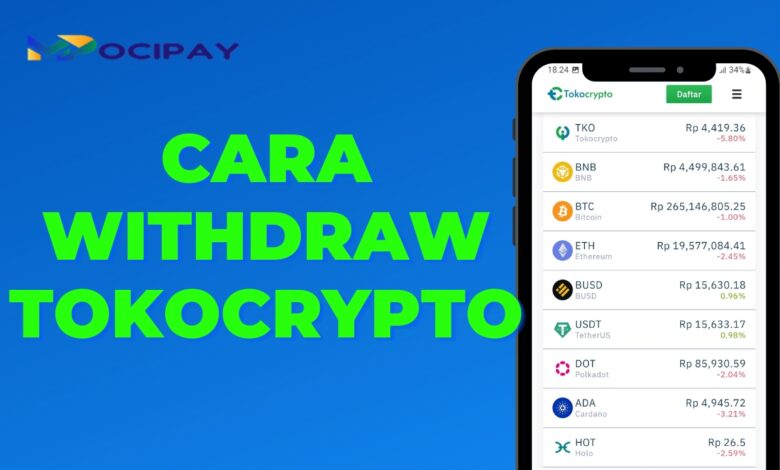Cara Withdraw Tokocrypto