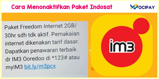 Cara Menonaktifkan Paket Indosat