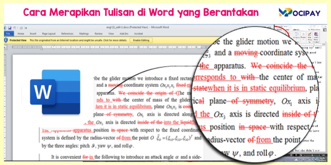 Cara Merapikan Tulisan di Word yang Berantakan