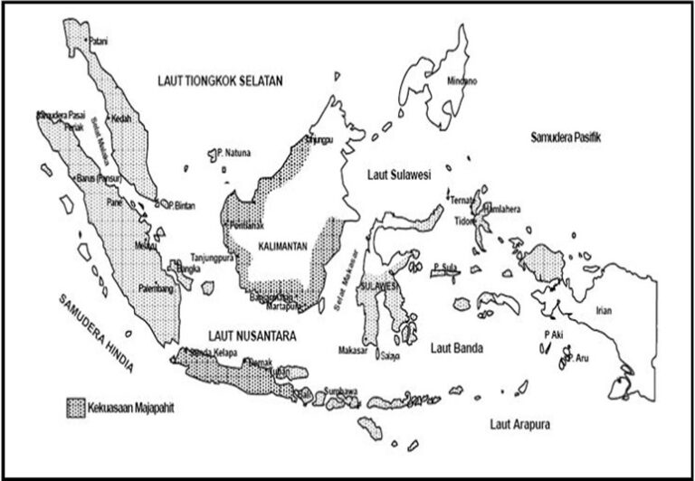 Gambar Peta Indonesia Simple Terbaru 2024