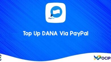 Top Up DANA Via PayPal