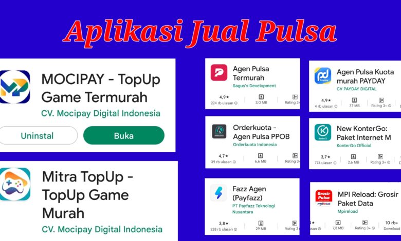 15 Aplikasi Jual Pulsa Paling Terpercaya Tahun 2023 - MOCIPAY