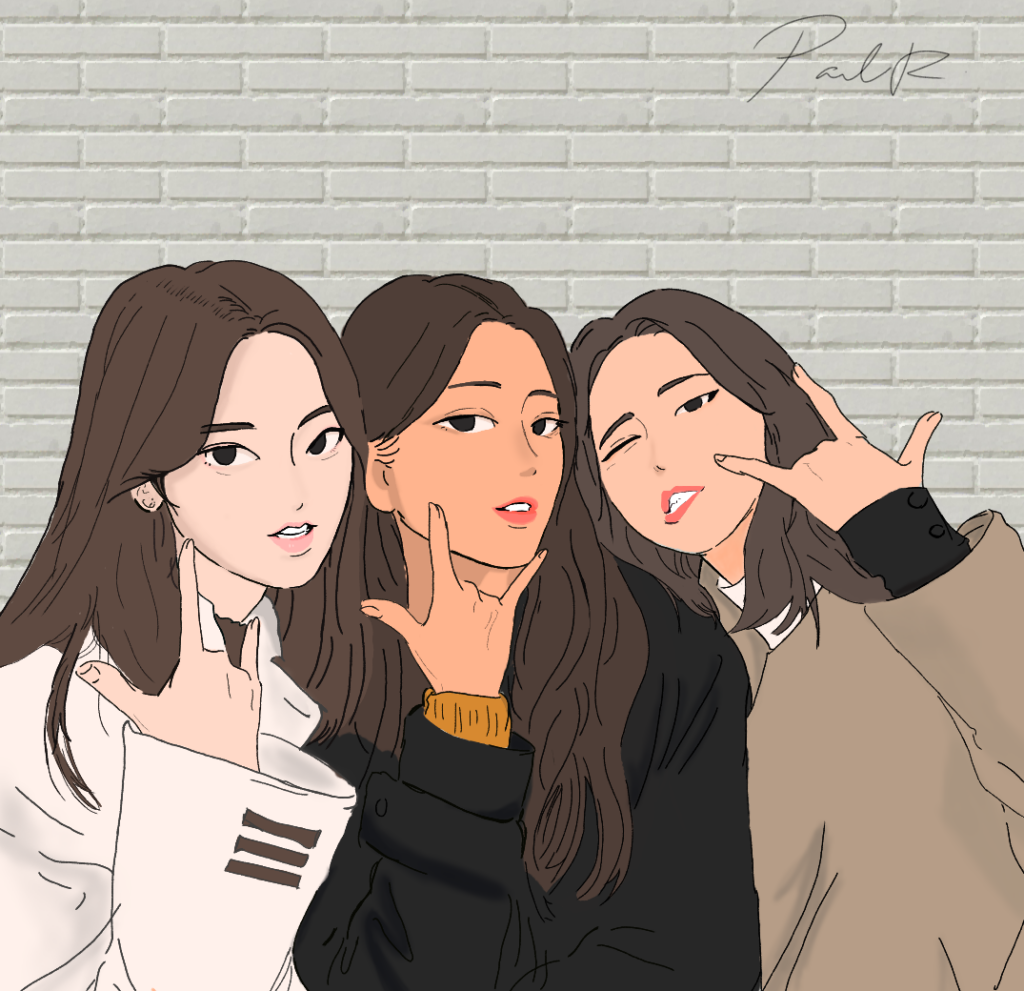 30+ Gambar Kartun 3 Sahabat Sejati Aesthetic